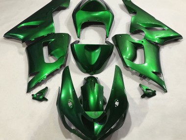 Vert Métallisé 05-06 ZX6R Carénage Moto