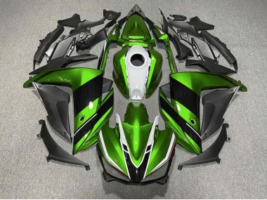 Vert Noir & Blanc 15-18 R3 Carénage Moto