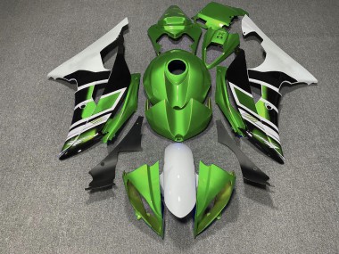 Vert Noir & Blanc Style OEM 08-16 R6 Carénage Moto