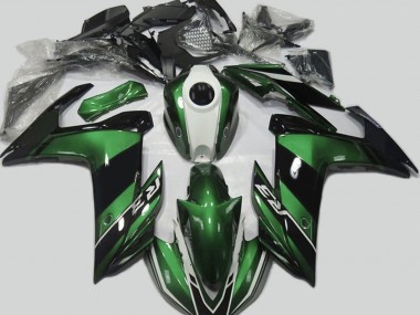 Vert & Noir Brillant 15-18 R3 Carénage Moto