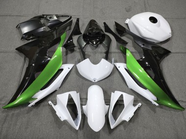 Vert Personnalisé Noir & Blanc 08-16 R6 Carénage Moto