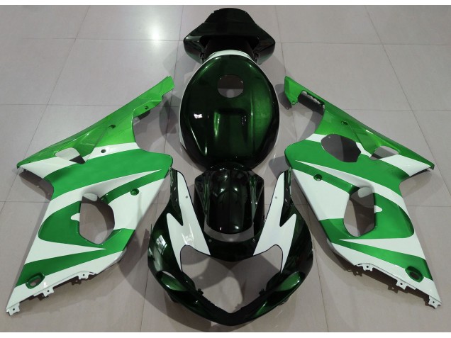 Vert Profond 00-02 GSXR 1000 Carénage Moto Vert Profond 00-02 GSXR 1000 Carénage Moto