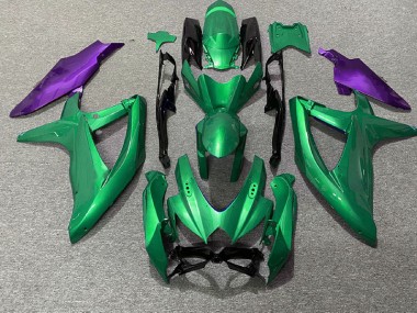 Vert & Violet 08-10 GSXR 600-750 Carénage Moto