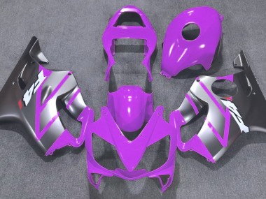 Violet & Argent Mat 01-03 CBR600 F4i Carénage Moto