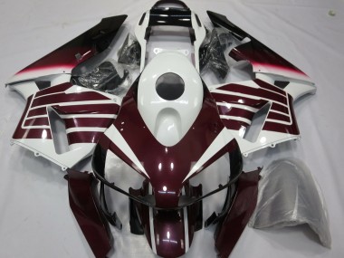 Violet & Blanc 03-04 CBR600RR Carénage Moto