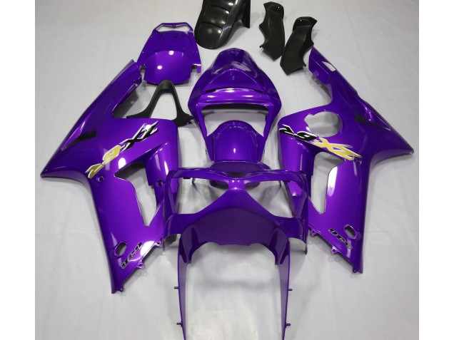 Violet Brillant 03-04 ZX6R Carénage Moto Violet Brillant 03-04 ZX6R Carénage Moto