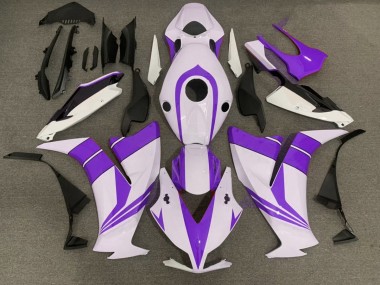 Violet Brillant & Blanc 12-16 CBR1000RR Carénage Moto