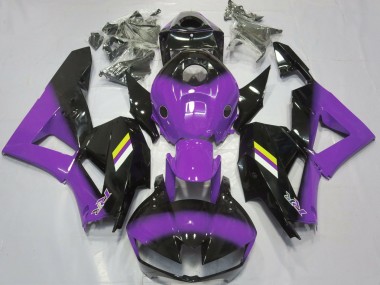 Violet Brillant & Fondu Noir 13-23 CBR600RR Carénage Moto