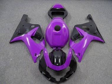 Violet Brillant & Noir 01-03 GSXR 600-750 Carénage Moto