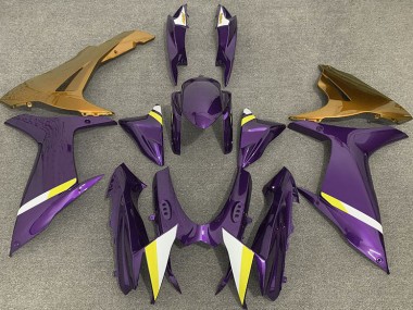Violet Brillant & Or 11-24 GSXR 600-750 Carénage Moto