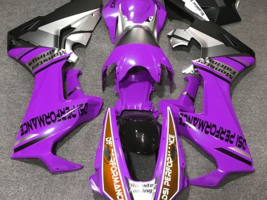 Violet Brillant & Orange 17-23 CBR1000RR Carénage Moto