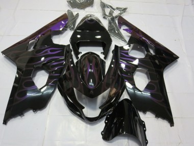 Violet Flamme 04-05 GSXR 600-750 Carénage Moto