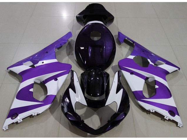 Violet Foncé 00-02 GSXR 1000 Carénage Moto Violet Foncé 00-02 GSXR 1000 Carénage Moto