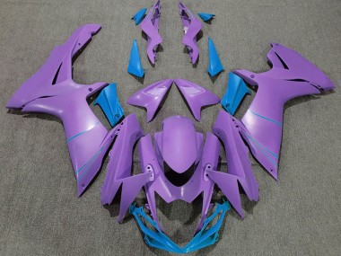Violet Mat & Bleu 11-24 GSXR 600-750 Carénage Moto