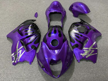 Violet & Noir 97-07 GSXR 1300 Carénage Moto