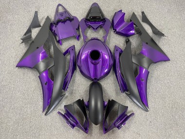 Violet & Noir Mat 08-16 R6 Carénage Moto