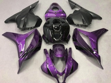 Violet Profond Avec Du Noir 09-12 CBR600RR Carénage Moto