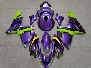 Violet Vert & Jaune 04-05 ZX10R Carénage Moto