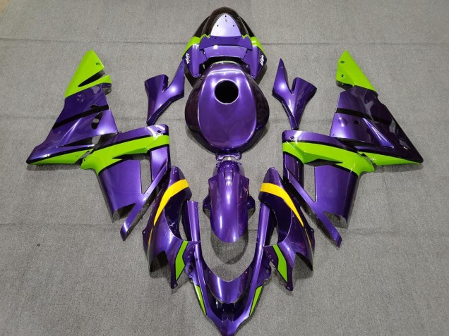 Violet Vert & Jaune 04-05 ZX10R Carénage Moto