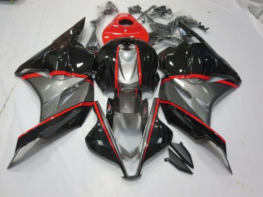 Épingle Rouge Noir & Gris 09-12 CBR600RR Carénage Moto