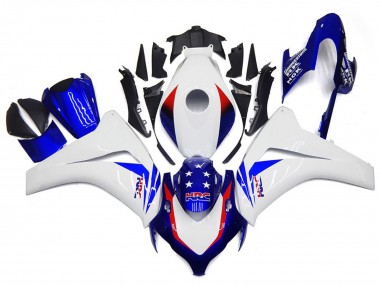 Étoile Bleue Vibrante 08-11 CBR1000RR Carénage Moto