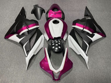 Étoile Noire Mate & Rose 09-12 CBR600RR Carénage Moto