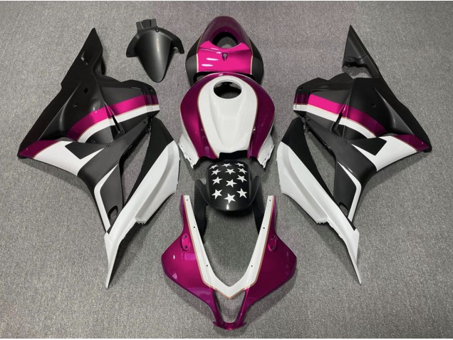 Étoile Noire Mate & Rose 09-12 CBR600RR Carénage Moto