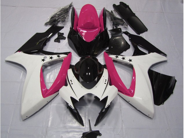 Étoile Rose 06-07 GSXR 600-750 Carénage Moto Étoile Rose 06-07 GSXR 600-750 Carénage Moto