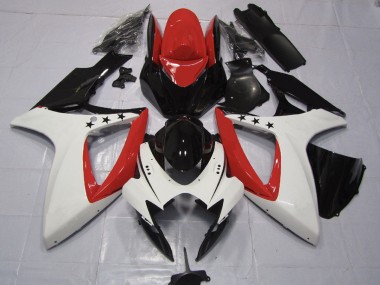 Étoile Rouge 06-07 GSXR 600-750 Carénage Moto