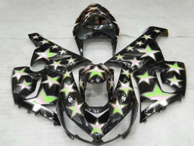 Étoile Verte 05-06 ZX6R Carénage Moto